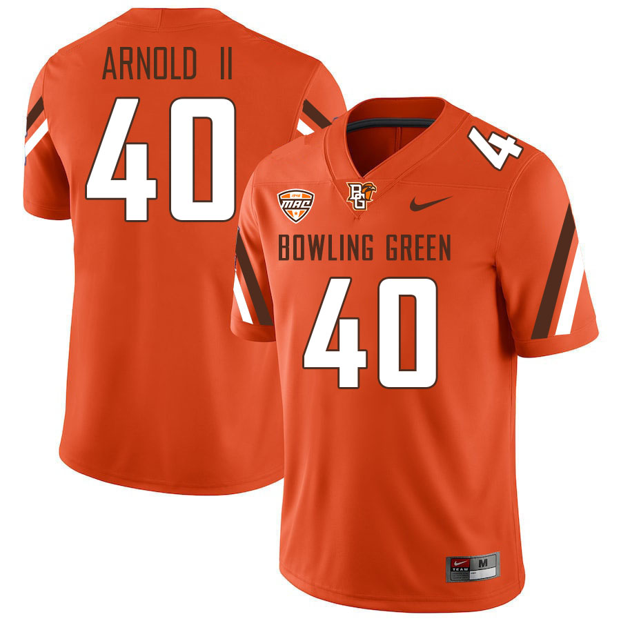 Bowling Green State Falcons #40 DeVenchi Arnold II College Football Jerseys Stitched-Orange
